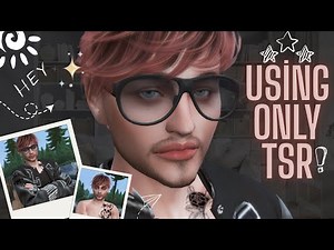 I Made a Male Sim Using ONLY TSR CC | Sims 4 Create a Sim