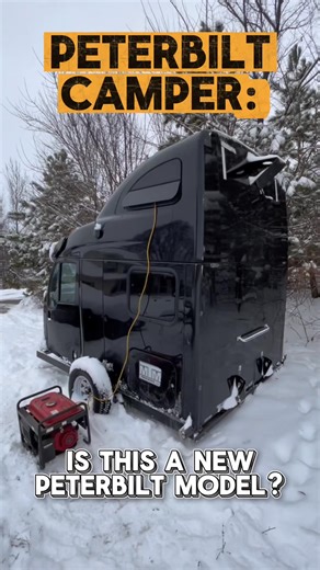 2.4K views · 12 reactions | Another semi truck modification- custom Peterbilt Camper/RV #trucking #truckdriver | The Creative Fix | Facebook