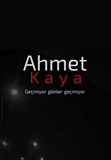 Ahmet Kaya - Geçmiyor Günler Geçmiyor (Türkçe Şarkı)
