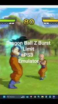 Dragon Ball Z Burst Limit, RPCS3 emulator, PS3 #shorts