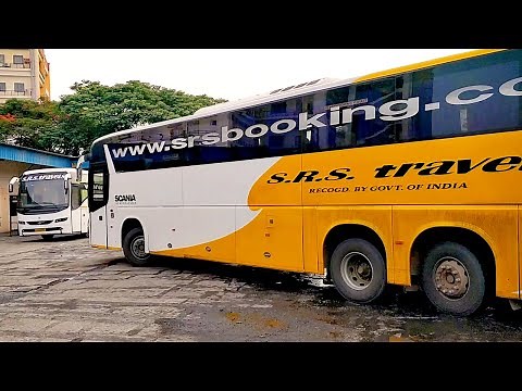 SRS Travels Bus Depot in Bangalore PART - 1 | BUS Depot 360° Guide | GORTC