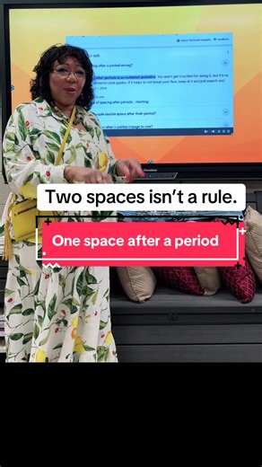 Understanding One Space After a Period in Writing