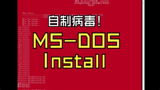 MS-DOS Install