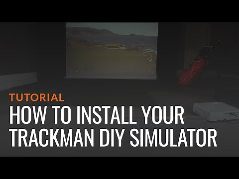 How to install your Trackman DIY Simulator