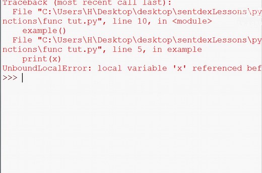 Python3(13)全局变量和局域变量