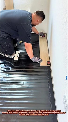 Fast and Clean Vinyl Plank Flooring Installation | DIY Modern Floor Setup