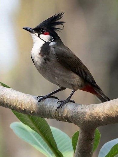 Red-whiskered Bulbul Singing – Clear Morning Nature Sounds