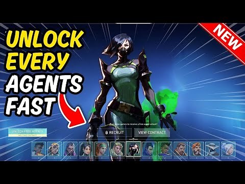 How To Unlock Agents Fast -Valorant Tutorial 2025