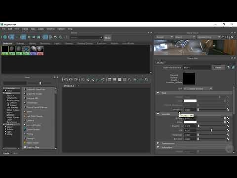 Creating Glass and Wall Materials in Maya