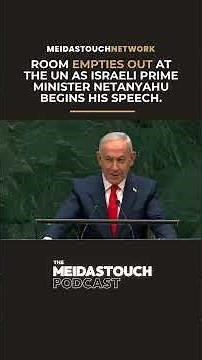 Room empties out at the UN as Netanyahu begins his speech
