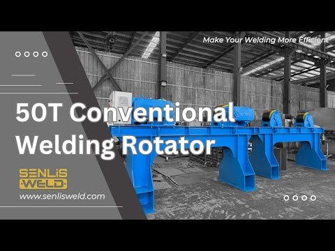 Customized with Raised Base | 50T Conventional Welding Rotator | Detail Inspection & Showcase