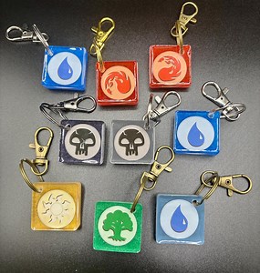 MTG Magic the Gathering Handmade Keychain - Etsy
