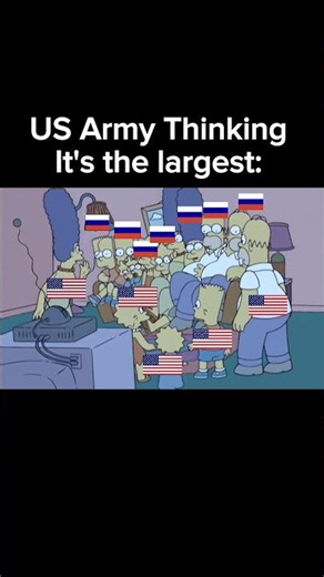 US Army Thinking It's the largest: #historymemes #history #humour #jokes