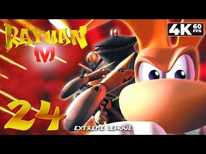 Rayman M (PC) - 4K60 Walkthrough Part 24 - Extreme League: Lums Race Mode