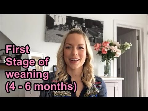 How to wean your baby onto solid food from 4 to 6 months