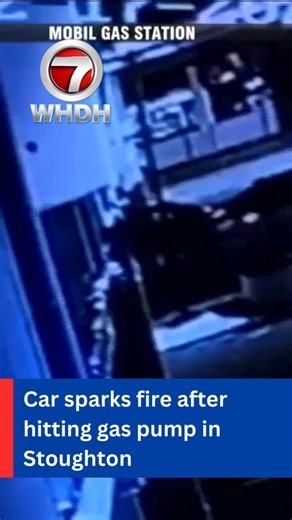 7News - WHDH Boston on Instagram: "Watch surveillance footage of a crash today in Stoughton - link in bio:"