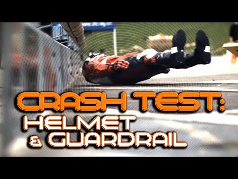 Helmet Crash Test: High Speed Helmet and Guardrail Crash Test Video