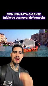 😅 Comienza el carnaval de Venecia 2026 con una rata gigante. #reelsvideo #reelsviral #datoscuriosos #curiosidades #mundo #Noticias #news #chisme | Jens Castro