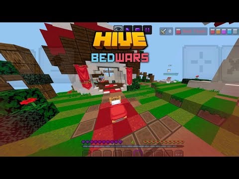 Minecraft PE Hive Bedwars | Level 0 to 100 | Hive Bedwars | Mobile Gameplay