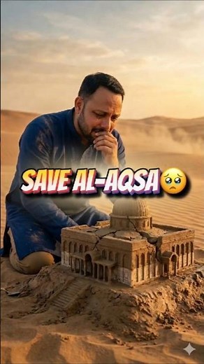 Making a Beautiful Masjid Al-Aqsa 🕌 from Sand | Amazing Sand Art #Shorts #shortfeed #IslamicArt