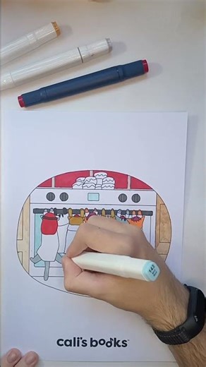 Free Cat Coloring Page | Arabic Sound Book Sneak Peek