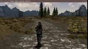 Simple Female Running Animation SE