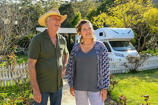 23K views · 1K reactions | Two lost souls on the road to adventure. Bryan Brown and Greta Scacchi star in the all-new Aussie mystery series Darby & Joan. Check out the first two episodes today! | Acorn TV | Facebook