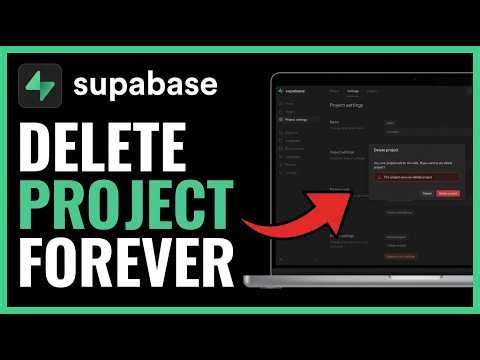 How to Delete Supabase Project: Step by Step Guide