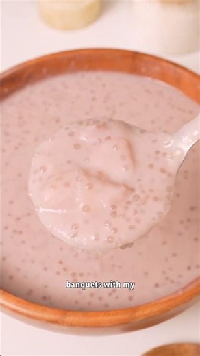 Taro Coconut Sago