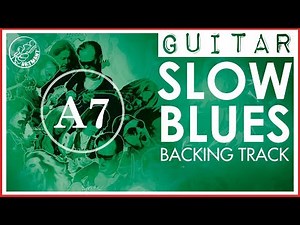 Slow Blues Backing Track in A