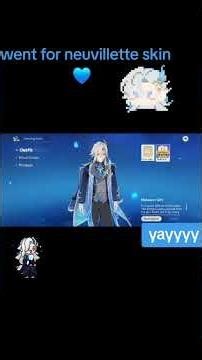 Neuvillette game skin #neuvillette #neuvillettegenshinimpact #gameskins #garra2424