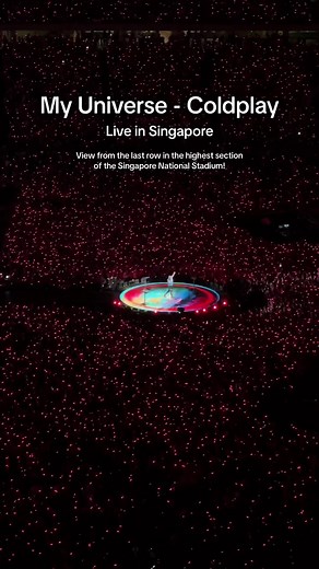 Coldplay's My Universe Live Concert in Singapore