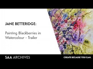 Jane Betteridge | Painting Blackberries in Watercolour - Trailer