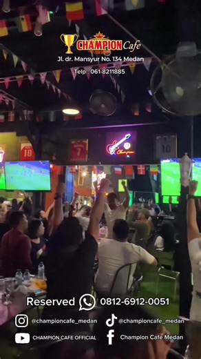 Keseruan Nobar di Champion Cafe Final Liga Champions Man.City vs Inter Milan (1:0) Tempat Nobar Seru? yaaa Champion Cafe 𝕮𝖍𝖆𝖒𝖕𝖎𝖔𝖓 𝕮𝖆𝖋𝖊 𝕵𝖑. 𝕯𝖗. 𝕸𝖆𝖓𝖘𝖞𝖚𝖗 134 𝕸𝖊𝖉𝖆𝖓. 𝕿𝖊𝖑𝖕. 061 - 8211885 𝘍𝘉 : 𝘊𝘩𝘢𝘮𝘱𝘪𝘰𝘯 𝘊𝘢𝘧𝘦 𝘔𝘦𝘥𝘢𝘯 𝘐𝘎 : 𝘤𝘩𝘢𝘮𝘱𝘪𝘰𝘯𝘤𝘢𝘧𝘦_𝘮𝘦𝘥𝘢𝘯 𝘊𝘩𝘢𝘯𝘯𝘦𝘭 𝘠𝘰𝘶𝘛𝘶𝘣𝘦 : 𝘊𝘏𝘈𝘔𝘗𝘐𝘖𝘕 𝘊𝘈𝘍𝘌 𝘖𝘍𝘍𝘐𝘊𝘐𝘈𝘓 ⋆⋆⋆⋆⋆⋆⋆⋆⋆⋆⋆⋆⋆⋆⋆⋆⋆⋆⋆⋆⋆⋆⋆⋆⋆⋆⋆⋆⋆⋆⋆⋆⋆⋆⋆⋆⋆⋆⋆ #championcafe_medan #championcafeofficial #championcafemedan #topfourty #d'haynband#
