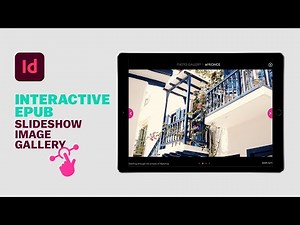 Interactive Epub InDesign | Image Gallery Slideshow
