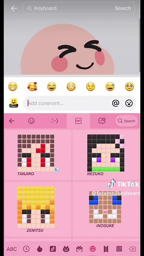 Nezuko Text Art for Artistic Expression | Demon Slayer Cosplay