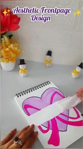 Aesthetic English Frontpage Design #shorts #viralshorts #frontpage #handmade #viral #trending