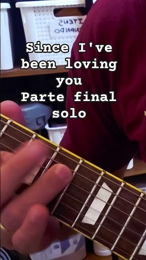 Led Zeppelin- Since i ve been loving you - parte final do solo #guitar #classicrock #guitarist