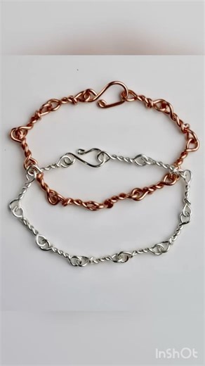 Twisted Wire Chain Links Full Tutorial on YouTube #braceletmaking