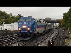 MTA Metro North RailRoad: New Haven Line and Danbury PM Rush Hour Trains @ Mt Vernon East (M8, P32)