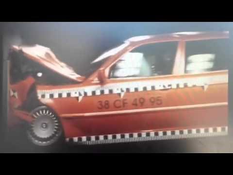 E38 BMW 7 Series Crash test