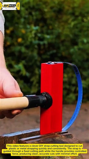 This DIY Strap Cutter Makes Perfect Cuts Every Time! 🔧⚡