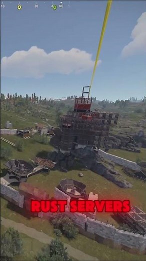 Rust Server with Sky Bases, Ziplines & Buildable Sky Platforms