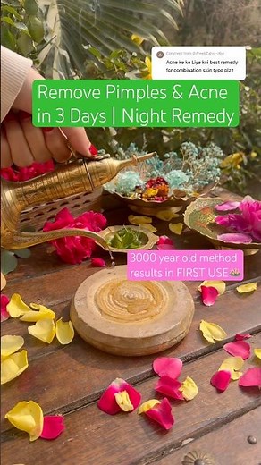 Remove Pimples & Acne in 3 Days | Night Remedy | instant results in first use #acne #pimples ￼