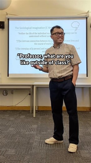 “Professor, what are you like outside of class?” (DC: Me!!)