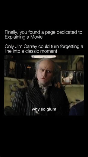 Explaining a Movie on Instagram: "@explainingamovie teaches you something new about movies everyday! Lemony Snicket’s A Series of Unfortunate Events (2004) begins when the Baudelaire children lose their parents in a mysterious fire. Sent to live with Count Olaf, a greedy distant relative played by Jim Carrey, they quickly learn he’ll do anything to steal their inheritance. When his first plan fails, the siblings bounce from one eccentric guardian to another, each more unprepared for danger than