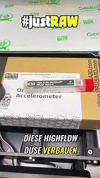 Prusa MK4S Upgrade: Neue Highflow Nozzle & Sensor Einbau #shorts