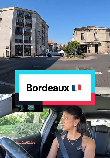 Roundabouts in Bordeaux #driving #car #france #bordeux #road #trip #europe #compare #signs #teacher #fyp #learn #howto #drive