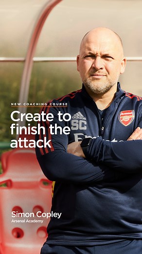 288K views · 21K reactions | Arsenal Under-14 head coach Simon Copley’s coaching course on create to finish the attack, begins with a warm-up and activation circuit in which he leads two intense rondos... ⚽️ | Coaches' Voice | Facebook