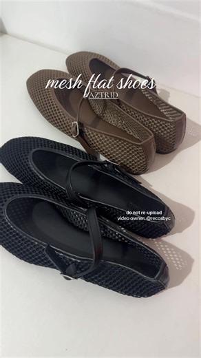 @AZTRID never disappoints! This mesh office ballet flat shoes is so comfy! Tried using it for 12hrs straight and I really love how comfy the shoes is. #aztrid #flatshoes #balletshoes #workshoes #officeshoes